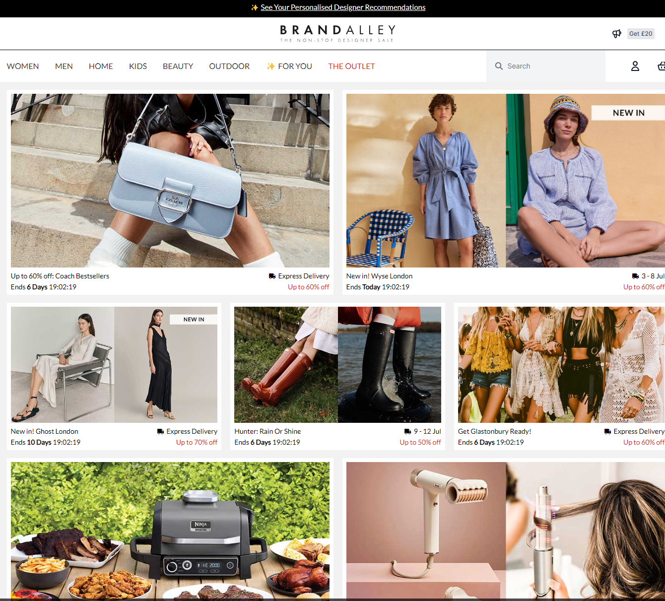 Screenshot brandalley